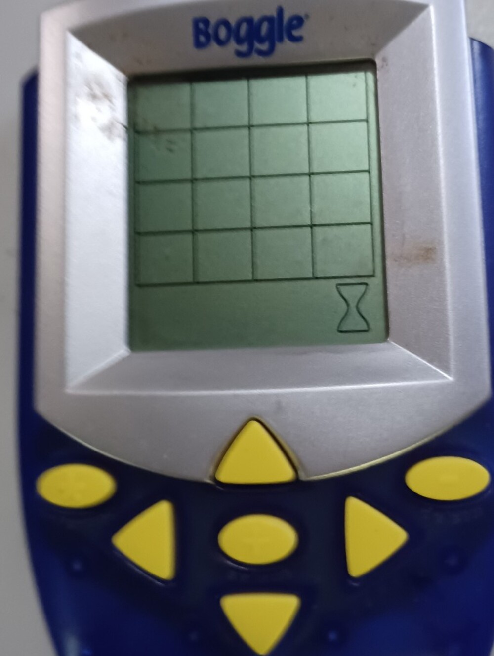 Electronic Handheld Game - Blue and Yellow